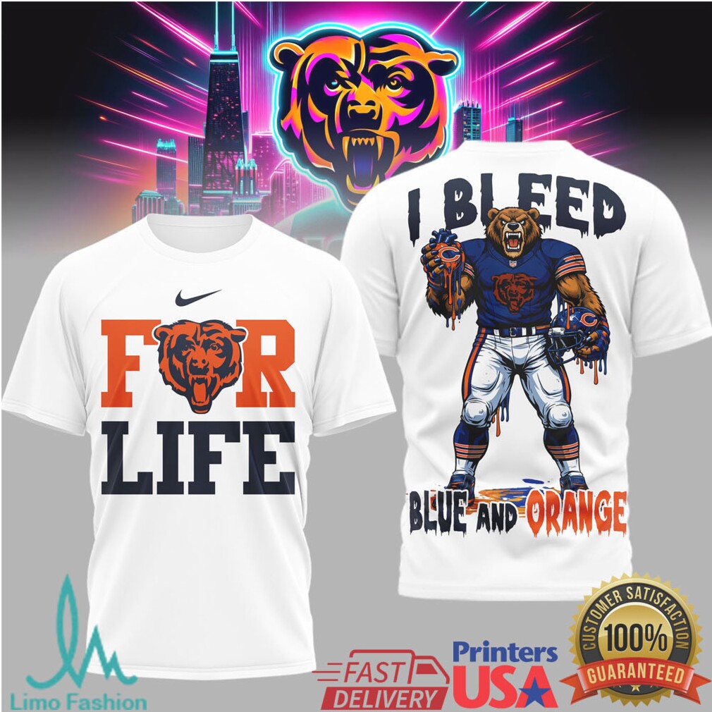 Chicago Bears Official NFL Built on Loyalty For Life 3D Shirt - Limotees LLC
