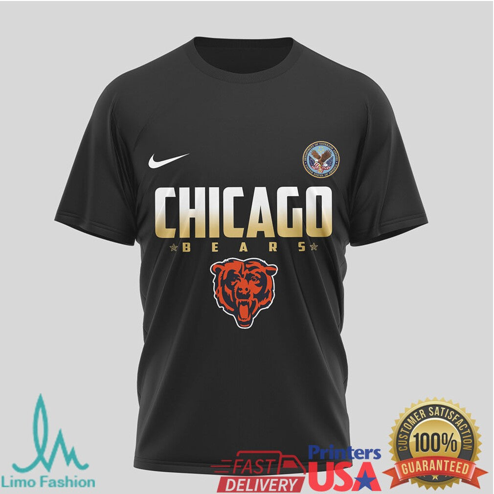 Chicago Bears Official NFL Department Of Veterans Affairs 3D Shirt - Limotees LLC