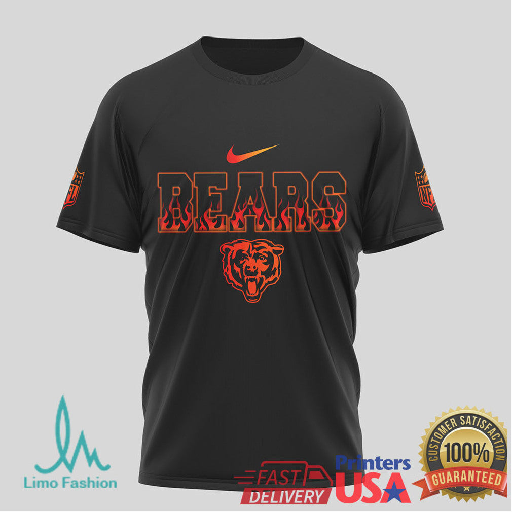 Chicago Bears Simple Man I Like Hot Rods NFL T Shirt - Limotees LLC