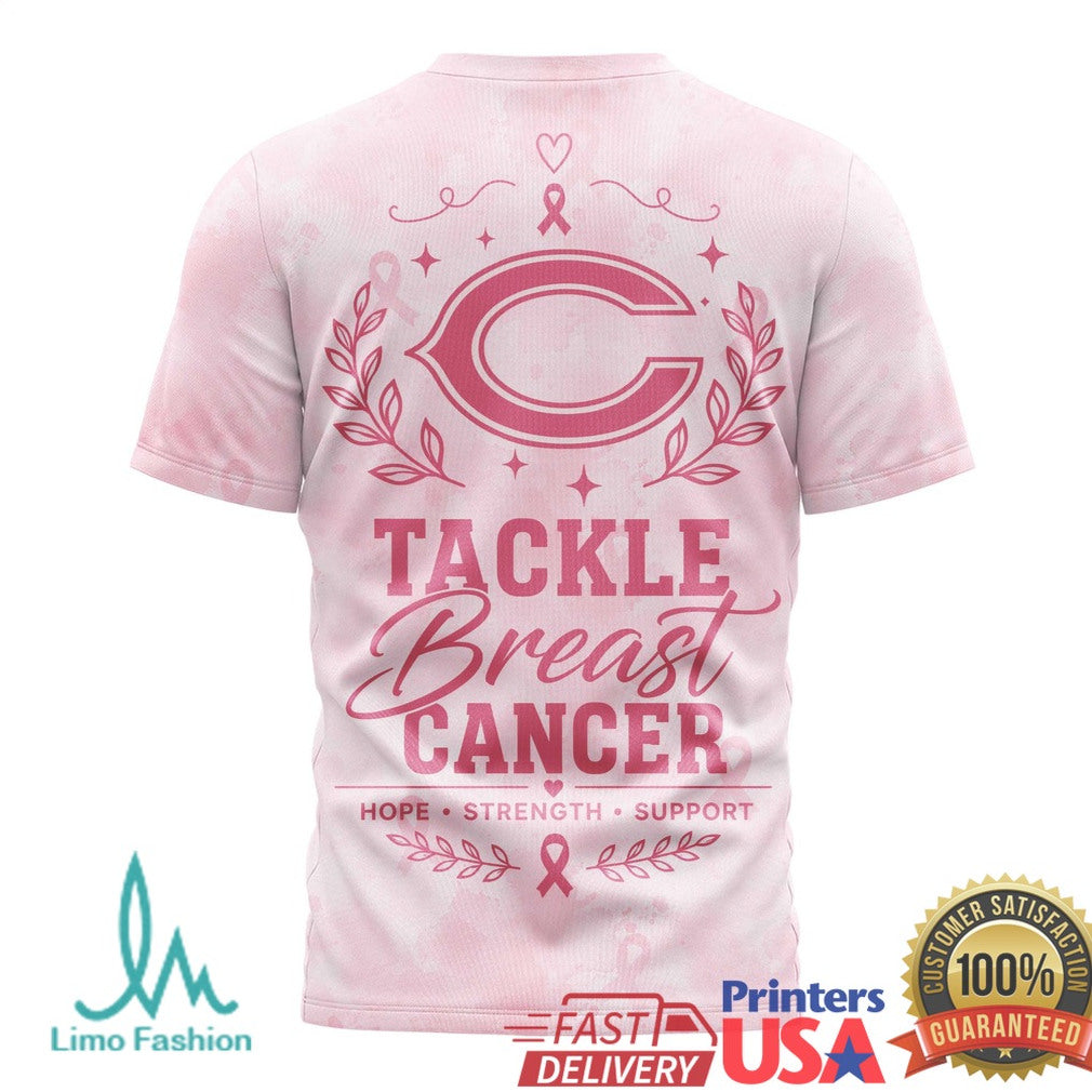 Chicago Bears Tackle Breast Cancer Awareness Pink T Shirt - Limotees LLC