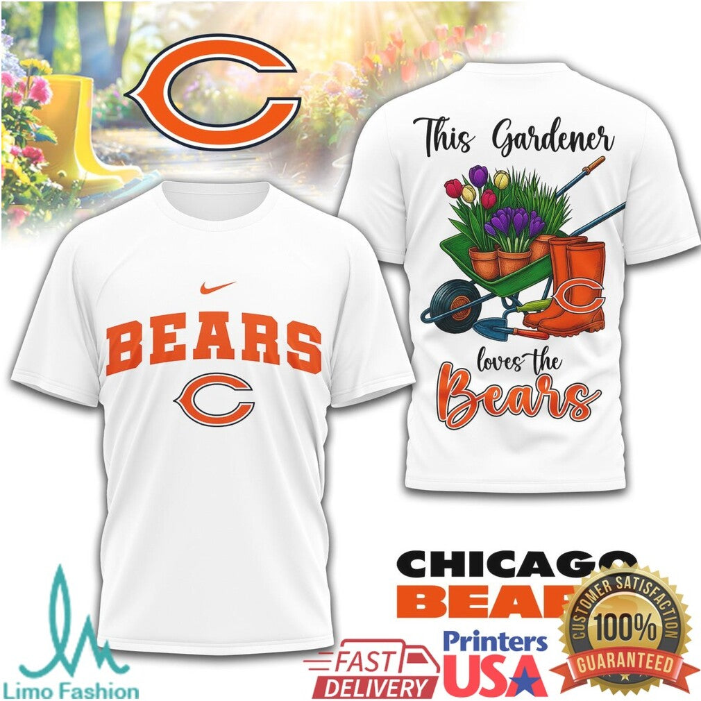 Chicago Bears This Gardener Loves the Bears Football T Shirt