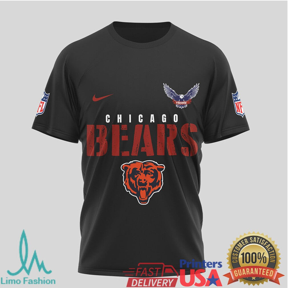 Chicago Bears Veterans Day Military Honor Guard T Shirt - Limotees LLC