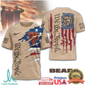 Chicago Bears We The People US Flag Patriotic Tan T Shirt - Limotees LLC