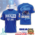 Chicago Bears x Bud Light Pride NFL Football Fan 3D T Shirt - Limotees LLC