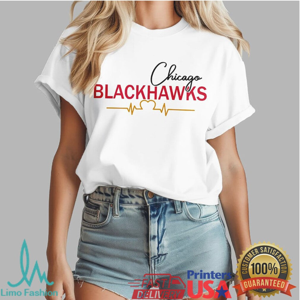 Chicago Blackhawks Nurse T Shirt Just A Nurse Who Loves Blackhawks Hockey