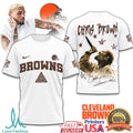 Chris Brown x Cleveland Browns NFL Graphic T Shirt Streetwear Style - Limotees LLC