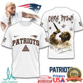 Chris Brown x New England Patriots Graphic Print T Shirt - Limotees LLC