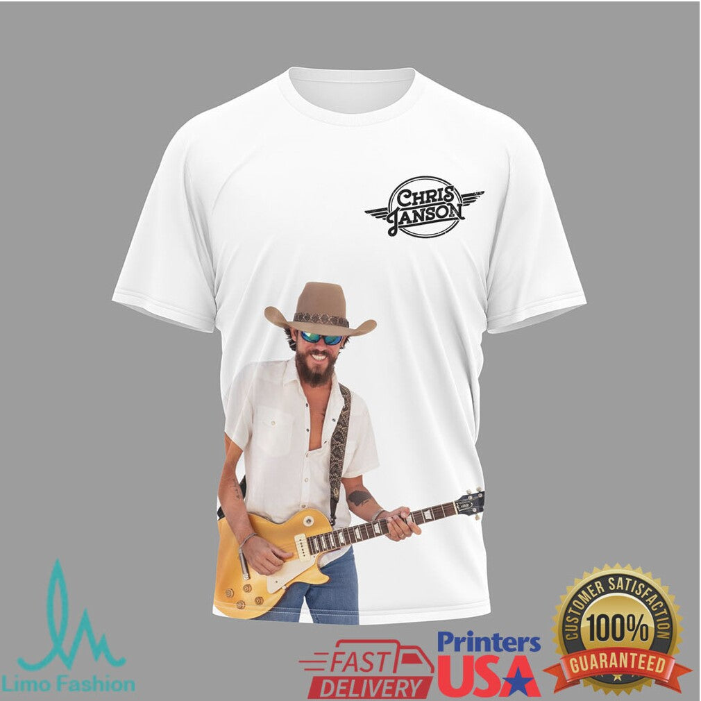 Chris Janson Wild Horses Untamed Tour 2026 Photo Graphic Concert T Shirt - Limotees LLC