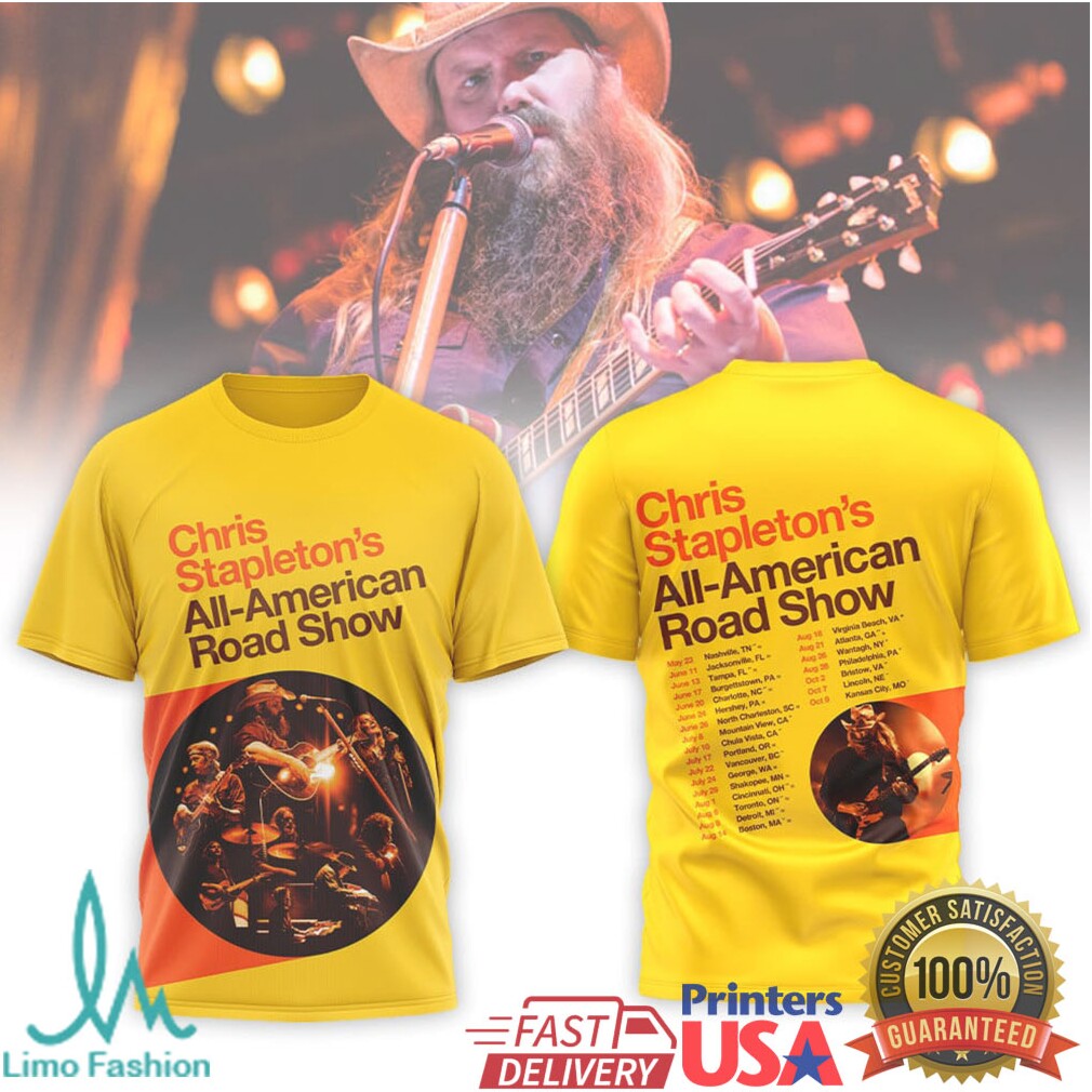 Chris Stapleton All American Road Show Apparel t shirt & Tee - Limotees LLC