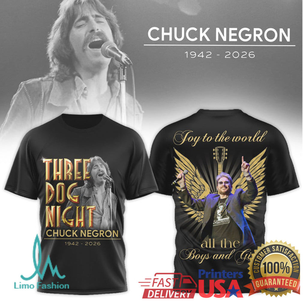 Chuck Negron Three Dog Night Memorial Joy To The World Tribute Shirt - Limotees LLC