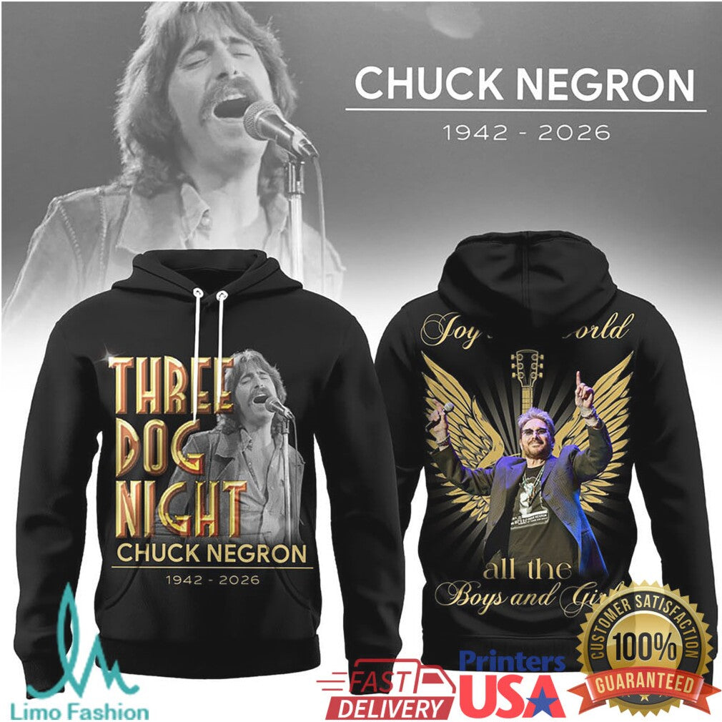 Chuck Negron Three Dog Night Memorial Joy To The World Tribute Shirt - Limotees LLC