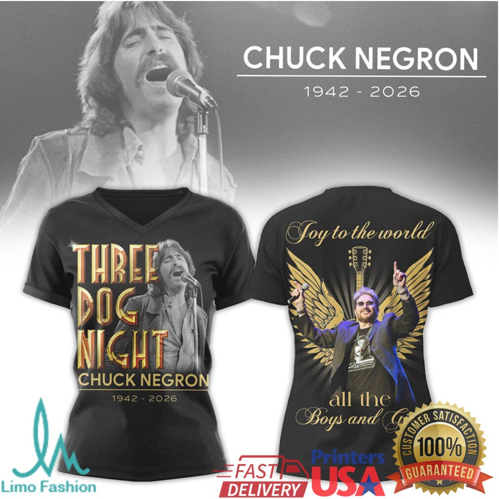 Chuck Negron Three Dog Night Memorial Joy To The World Tribute Shirt - Limotees LLC