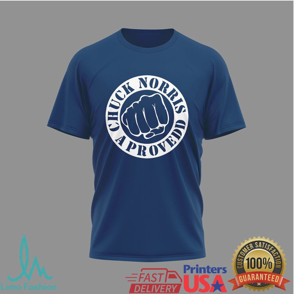 Chuck Norris Air Force Veteran Tribute “Thank You For Your Service” Navy T Shirt