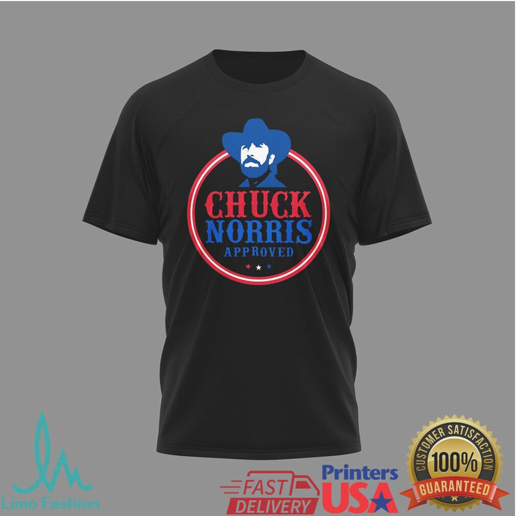 Chuck Norris Approved American Flag Bible Religious Legend Never Dies T Shirt - Limotees LLC