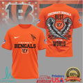 Cincinnati Bengals CM Punk Best In The World Graphic Tee - Limotees LLC