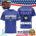 Cincinnati Bengals & Chicago Bears Law Enforcement Appreciation T Shirt Honor The Fallen Police T Shirt