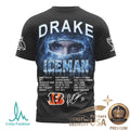 Cincinnati Bengals Drake Iceman Hip Hop Graphic T Shirt - Limotees LLC
