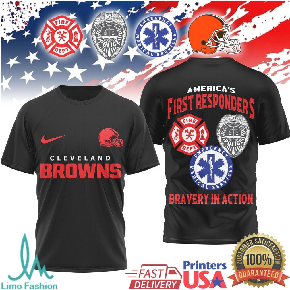 Cincinnati Bengals First Responders America's First Responders T Shirt