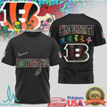 Cincinnati Bengals Grateful Dead Dancing Bears Football T Shirt - Limotees LLC