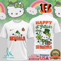 Cincinnati Bengals Hello Kitty St. Patrick's Day Lucky Fan Shirt - Limotees LLC