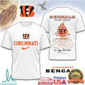 Cincinnati Bengals Jesus in My Heart Faith Based Football Apparel - Limotees LLC