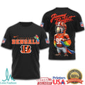 Cincinnati Bengals Jimmy Buffett Parrot Head Game Day T Shirt - Limotees LLC