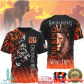 Cincinnati Bengals Lion The King Hakuna Matata Who Dey 3D All Over Print T Shirt - Limotees LLC