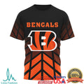Cincinnati Bengals NFL Flag Play Football Graphic Jersey T Shirt - Limotees LLC
