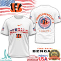 Cincinnati Bengals NFL Independence Day 4th of July Patriotic American Flag T Shirt - Limotees LLC