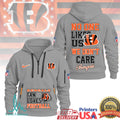 Cincinnati Bengals No One Likes Us We Don't Care Graphic T Shirt - Limotees LLC
