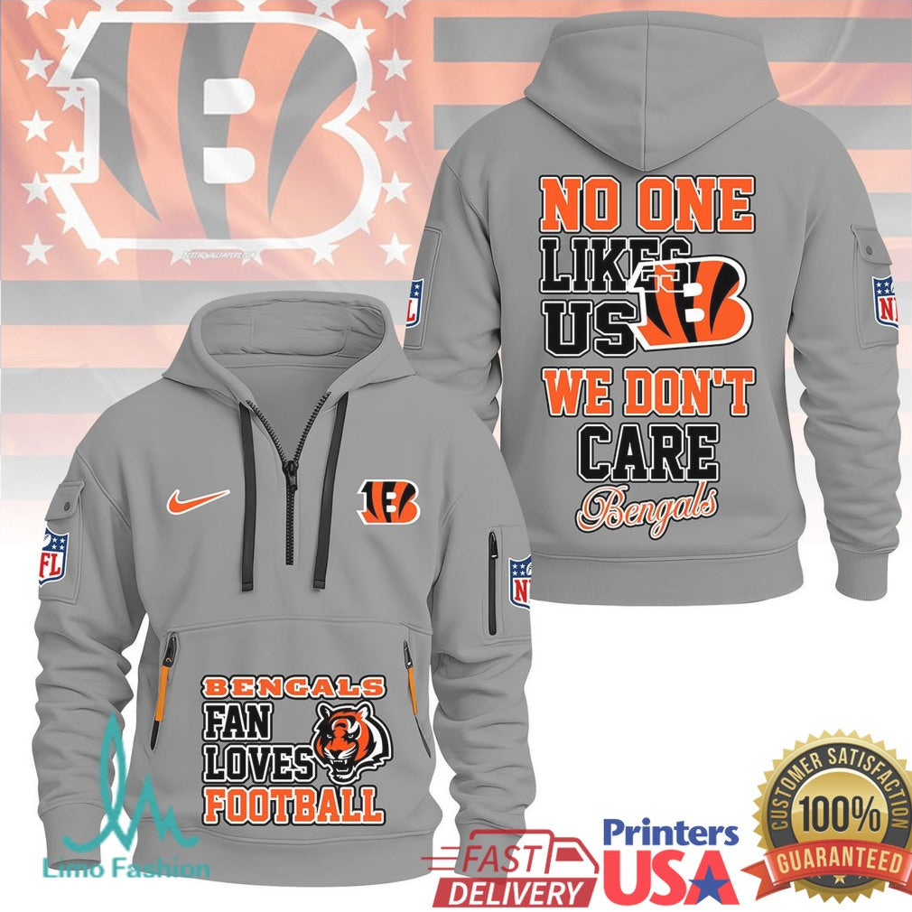 Cincinnati Bengals No One Likes Us We Don't Care Graphic T Shirt - Limotees LLC