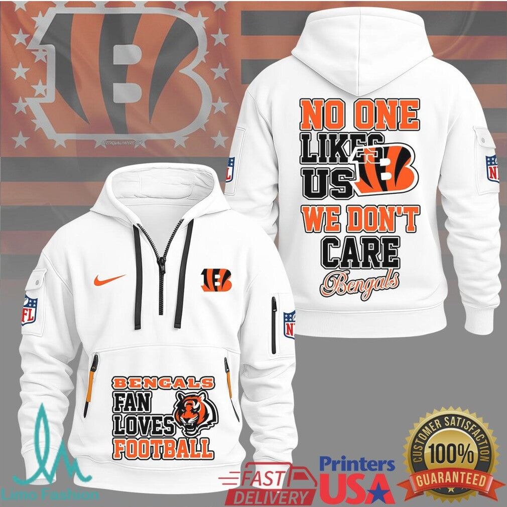 Cincinnati Bengals No One Likes Us We Don't Care Graphic T Shirt - Limotees LLC