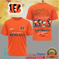 Cincinnati Bengals Peanuts Snoopys Most Wonderful Time of the Year Fall T Shirt - Limotees LLC