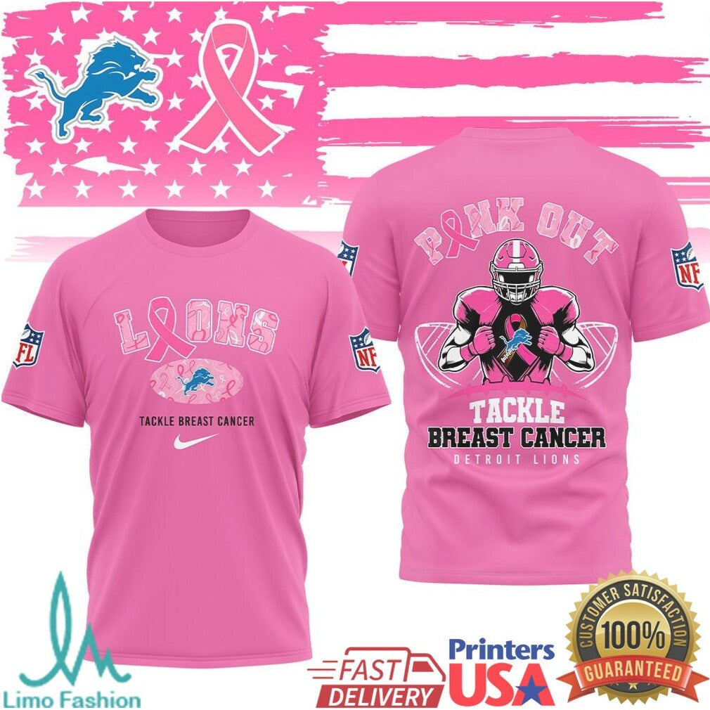 Cincinnati Bengals Pink Out Tackle Breast Cancer Football Fan T Shirt