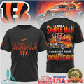 Cincinnati Bengals Simple Man I Like Hot Rods NFL T Shirt - Limotees LLC