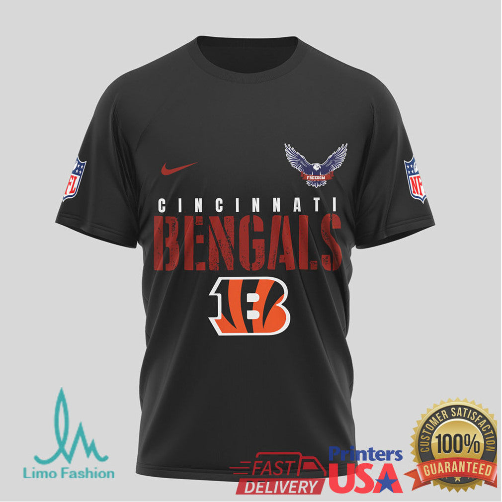Cincinnati Bengals Thank You Veterans US Military Pride Shirt - Limotees LLC