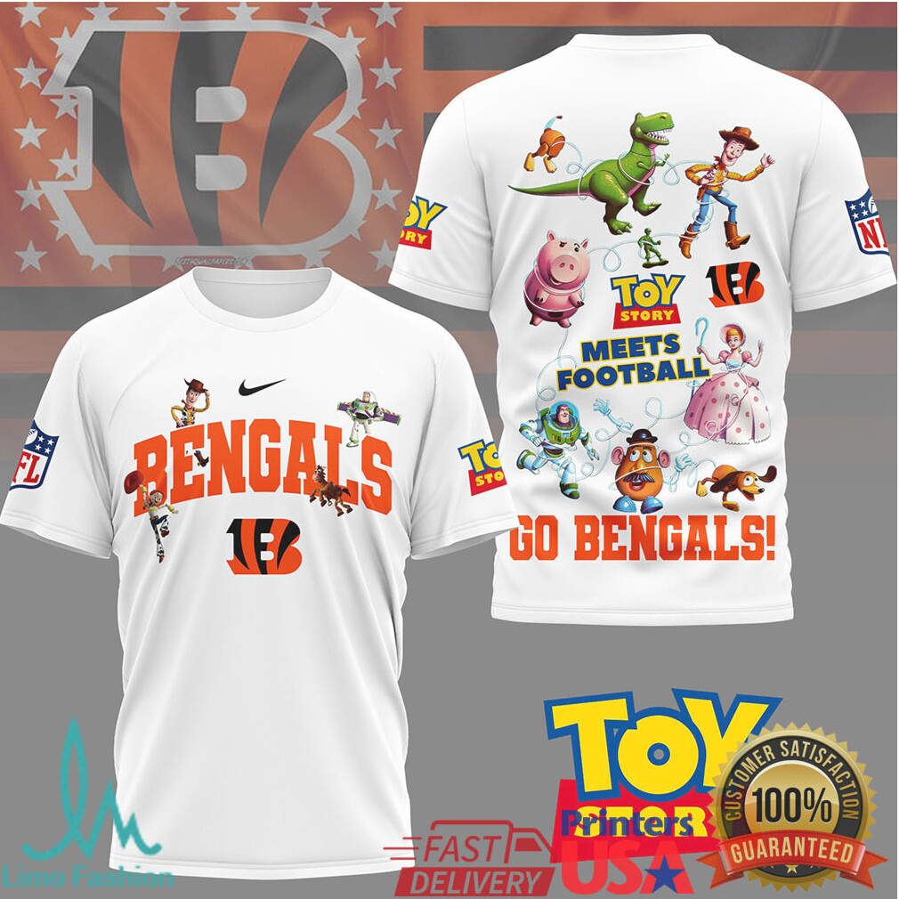 Cincinnati Bengals Toy Story Meets Football Fan T Shirt - Limotees LLC