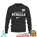 Cincinnati Bengals Trucker Gear Never Underestimate Bengals with a Truck Long Sleeve T Shirt