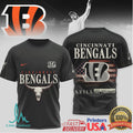 Cincinnati Bengals Western Bull Skull Shirt Bengals Still The Problem Flag Tee - Limotees LLC