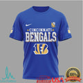 Cincinnati Bengals x Blue Angels 80th Anniversary Navy Flight T Shirt - Limotees LLC