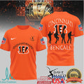 Cincinnati Bengals x Dave Matthews Band NFL Fan Mashup T Shirt - Limotees LLC