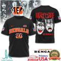 Cincinnati Bengals x Mötley Crüe Rock Band Mashup Graphic T Shirt - Limotees LLC