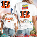 Cincinnati Bengals x Toy Story Characters White Fan T Shirt - Limotees LLC
