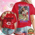 Cincinnati Reds Barbie Hit The Dang Ball Custom Baseball T Shirt - Limotees LLC