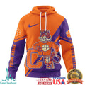 Clemson Tigers Paw Power All In Custom Name 3D T Shirt - Limotees LLC