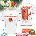 Cleveland Browns Arborist Tree Service Professional Climber Fan Tee - Limotees LLC