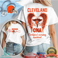 Cleveland Browns CNA T Shirt Brownies Fan Nursing Assistant Medical T Shirt - Limotees LLC