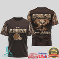 Cleveland Browns Deer Hunting Camo Nfl Tshirt Design - Limotees LLC