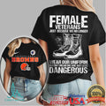 Cleveland Browns Female Veterans “No Less Dangerous” NFL Women's T Shirt - Limotees LLC