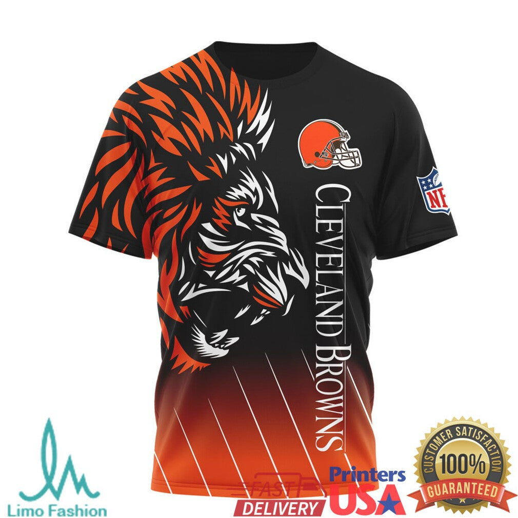 Cleveland Browns Lion The King Hakuna Matata Dawg Pound 3D All Over Print T Shirt - Limotees LLC
